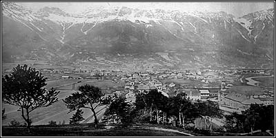 View from Bergisel around 1900. From a private collection.