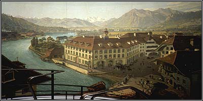 das panorama von thun, foto arno gisinger